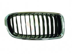 GRILLE DROITE CADRE AVANT CHROME/LAMELLES NOIRES