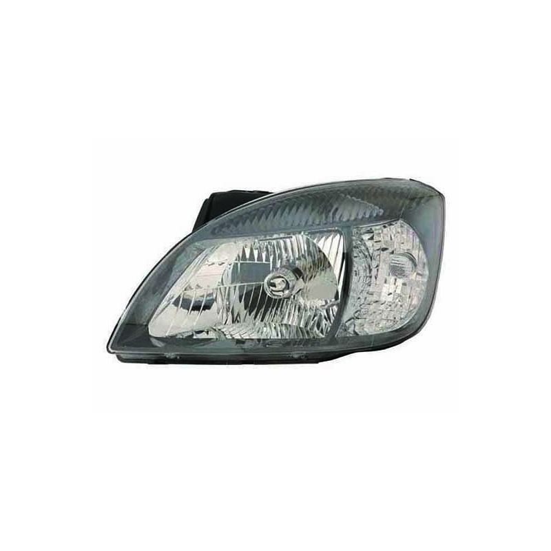PHARE GAUCHE ELECTRIQUE AVEC MOTEUR/BASE NOIRE H4+PY21W+W5W