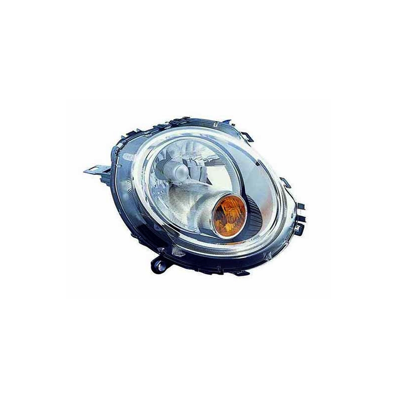 PHARE DROIT ÉLECTRIQUE AVEC MOTEUR/AVEC FEU AMBRE H4+P21W