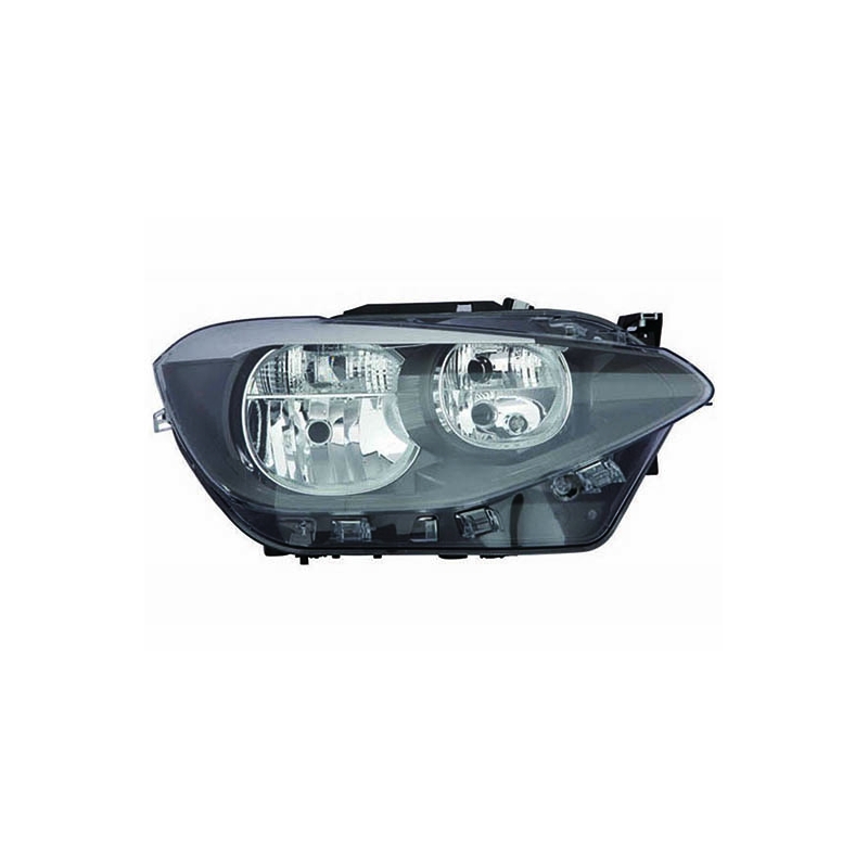 PHARE GAUCHE JOUR ELECTRIQUE AVEC MOTEUR/BASE NOIRE H7+H7+PY21W+H6W+W