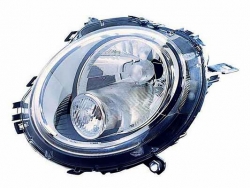 PHARE GAUCHE ELECTRIQUE AVEC MOTEUR/AVEC LAMPE BLANCHE H4+PY21W