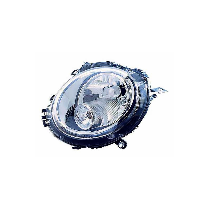PHARE GAUCHE ELECTRIQUE AVEC MOTEUR/AVEC LAMPE BLANCHE H4+PY21W