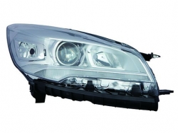 PHARE DROIT LED ELECTRIQUE AVEC MOTEUR/BASE CHROME H1+H7+D3S TYPE V