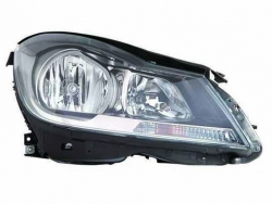 PHARE DROIT ELECTRIQUE AVEC MOTEUR/BASE NOIRE H7+H7