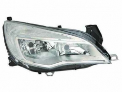 PHARE DAYLIGHT DROIT AVEC MOTEUR ELECTRIQUE/BASE CHROMEE H7+H7+W21/5W