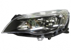 PHARE GAUCHE JOUR LED/ELECTRIQUE AVEC MOTEUR/NOIR H7+H7 TYPE HE 4/5 P