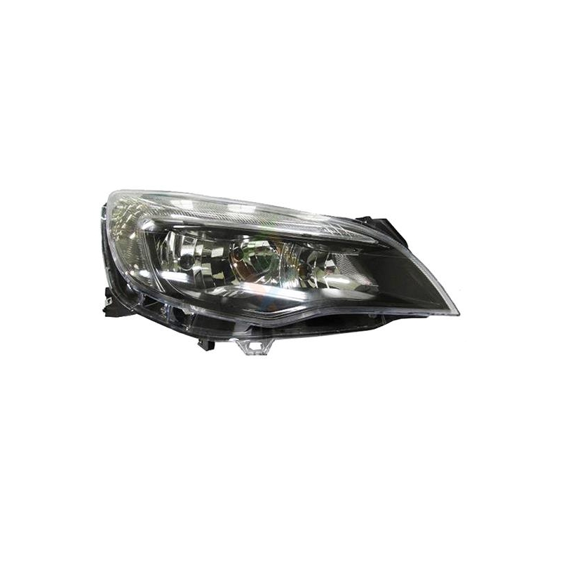 PHARE JOUR DROIT LED/ELECTRIQUE AVEC MOTEUR/NOIR H7+H7 TYPE HE 4/5 PO