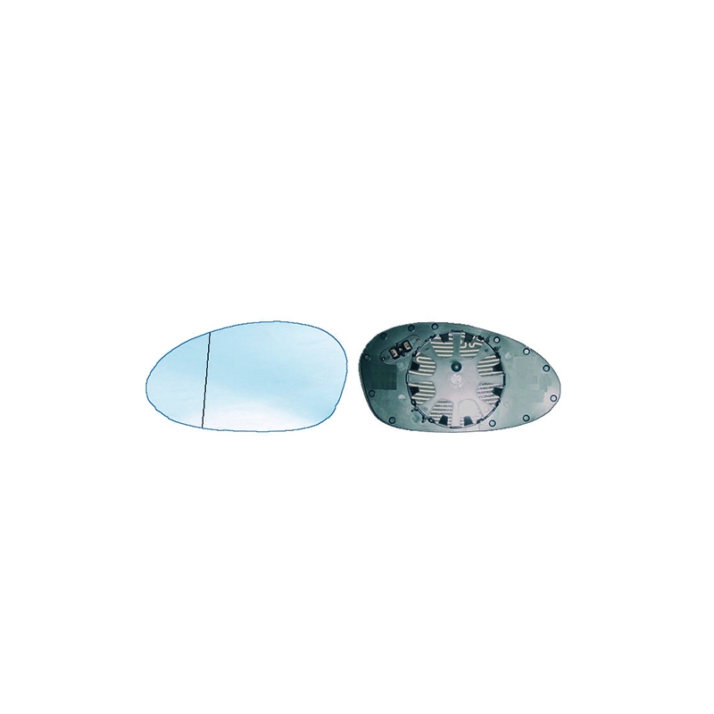VERRE AVEC SUPPORT ASPHÉRIQUE GAUCHE, BLEU, THERMIQUE