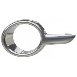 PARE-CHOC AVANT GAUCHE PHARE ANTIBROUILLARD ENJOLIVEMENT CHROME NOIR