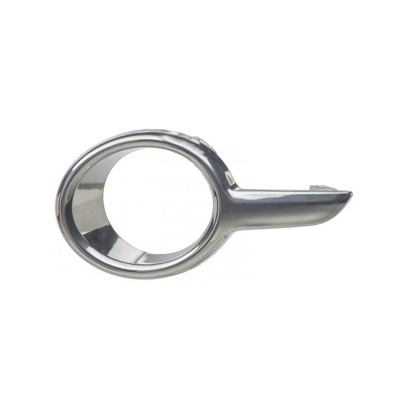 PARE-CHOC AVANT GAUCHE PHARE ANTIBROUILLARD ENJOLIVEMENT CHROME NOIR