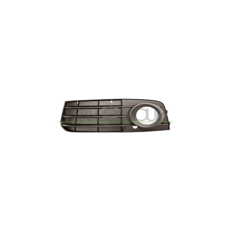 GRILLE DE PARE-CHOC GAUCHE-NOIRE-AVEC TROUS ANTIBROUILLARD