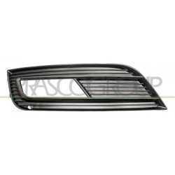 GRILLE DE PARE-CHOC GAUCHE-NOIRE-AVEC TROUS ANTIBROUILLARD