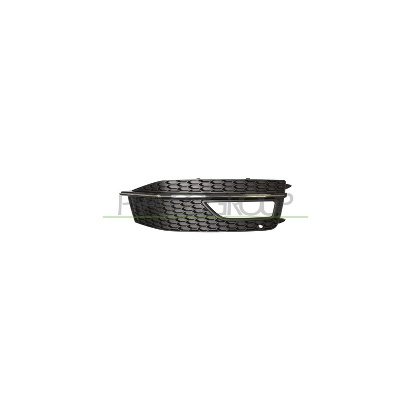 GRILLE DROITE.AVANT NOIR-A/AG.PHARE ANTIBROUILLARD-A/MOULURE CHROME M