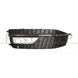 GRILLE GAUCHE.AVANT NOIR-C/AG.PHARE ANTIBROUILLARD-C/MOULAGE CHROME M