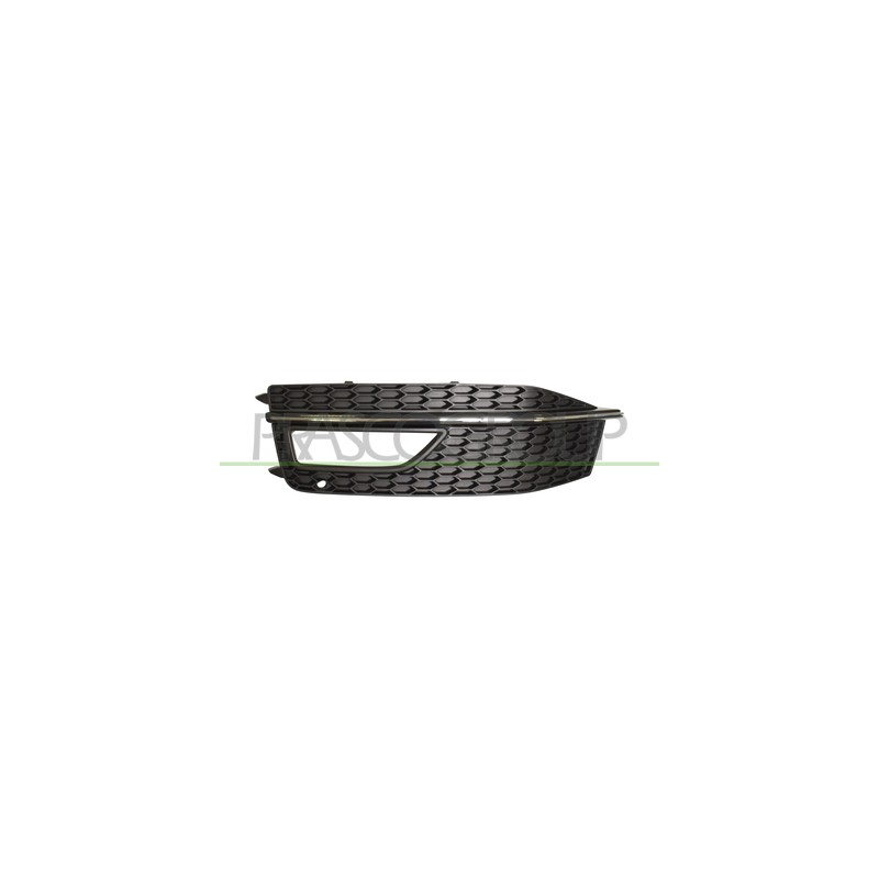 GRILLE GAUCHE.AVANT NOIR-C/AG.PHARE ANTIBROUILLARD-C/MOULAGE CHROME M