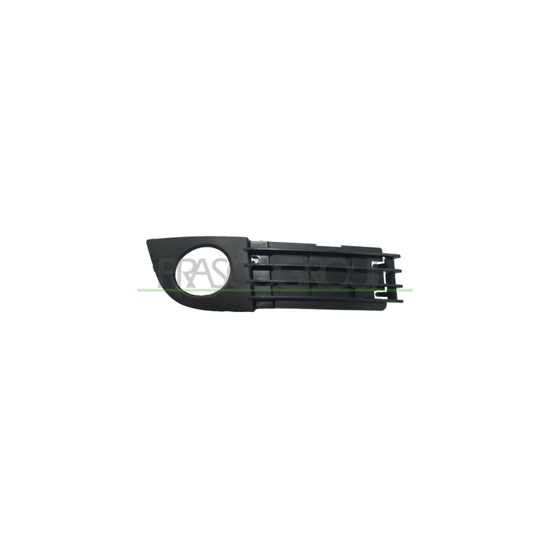 GRILLE DE PARE-CHOCS DROITE-NOIRE-AVEC TROUS DE PHARE ANTIBROUILLARD-