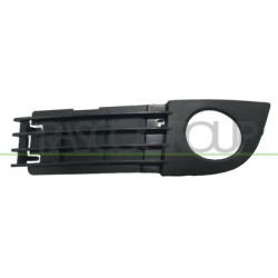 GRILLE DE PARE-CHOCS GAUCHE-NOIRE-AVEC TROUS DE PHARE ANTIBROUILLARD-