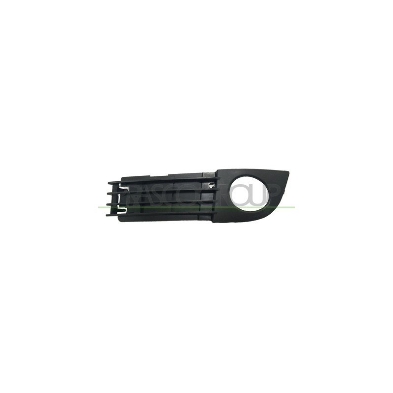 GRILLE DE PARE-CHOCS GAUCHE-NOIRE-AVEC TROUS DE PHARE ANTIBROUILLARD-