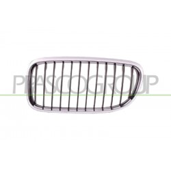 GRILLE GAUCHE-CHROME/NOIR
