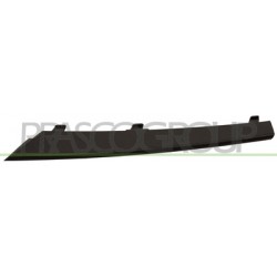 MOULURE DE GRILLE DE PARE-CHOCS GAUCHE NOIRE