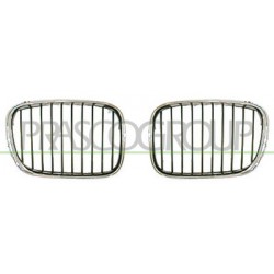 GRILLE DROITE CHROME/NOIR NOIR