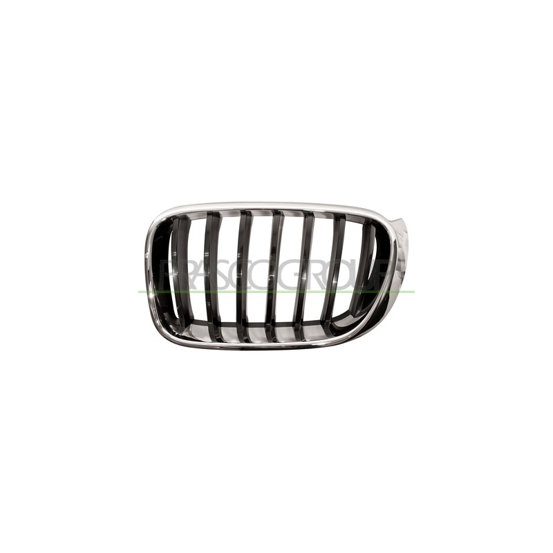 GRILLE GAUCHE-CHROME/NOIR -MOD. BASE