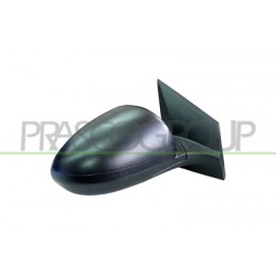 MIROIR DROIT ELECTRIQUE-NOIR-THERMIQUE-RABATTABLE-CONVEXE/CHROME