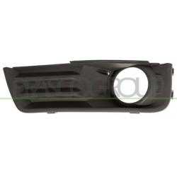 GRILLE DE PARE-CHOC GAUCHE-NOIRE-AVEC TROUS ANTIBROUILLARD