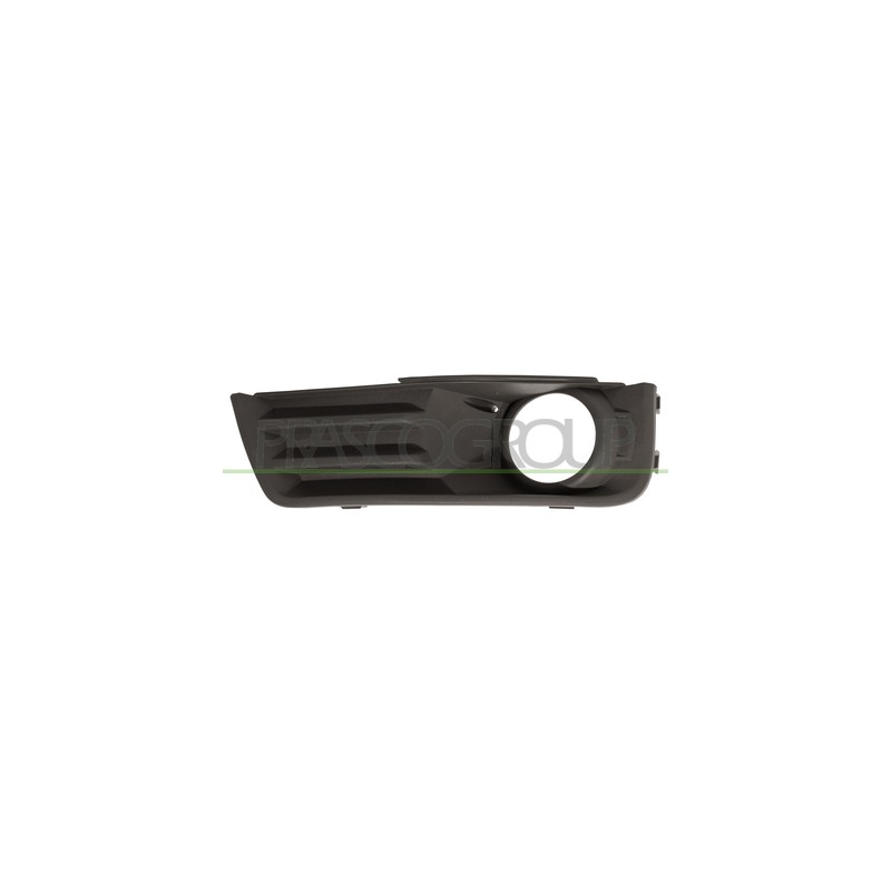 GRILLE DE PARE-CHOC GAUCHE-NOIRE-AVEC TROUS ANTIBROUILLARD