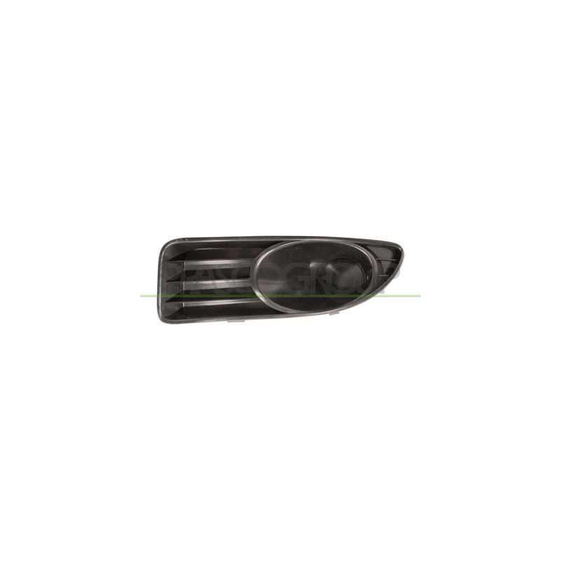 GRILLE DE PARE-CHOCS GAUCHE-NOIRE-AVEC TROUS DE PHARE ANTIBROUILLARD-