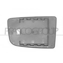 VITRE+SUPPORT SUPÉRIEUR DROIT.BASE CARRÉE-CONV/THERMIQUE/CHROME.