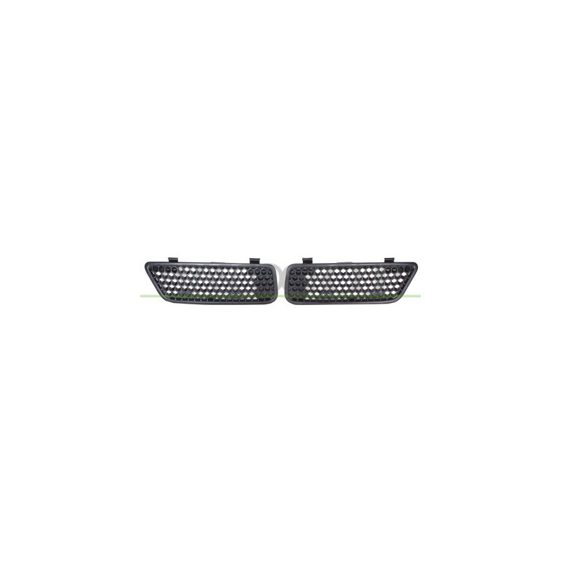 GRILLE GAUCHE UNIQUEMENT NOIRE VUE DE L'EXTÉRIEUR DE LA VOITURE