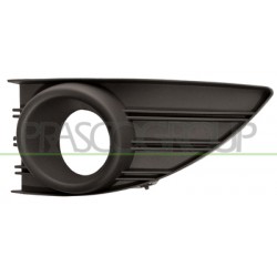 GRILLE DE PARE-CHOC GAUCHE-NOIRE-AVEC TROUS ANTIBROUILLARD