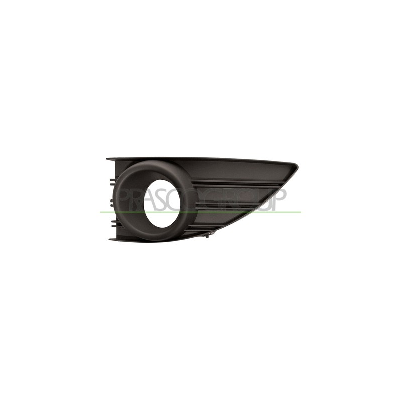 GRILLE DE PARE-CHOC GAUCHE-NOIRE-AVEC TROUS ANTIBROUILLARD