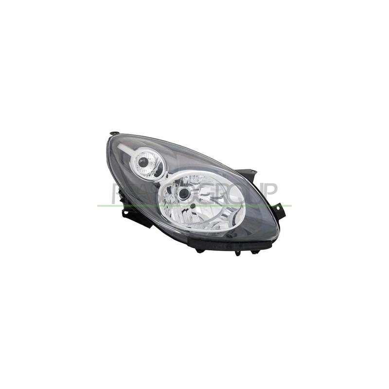 FEU DROIT H4 ELECTRIQUE-AVEC MOTEUR-NOIR