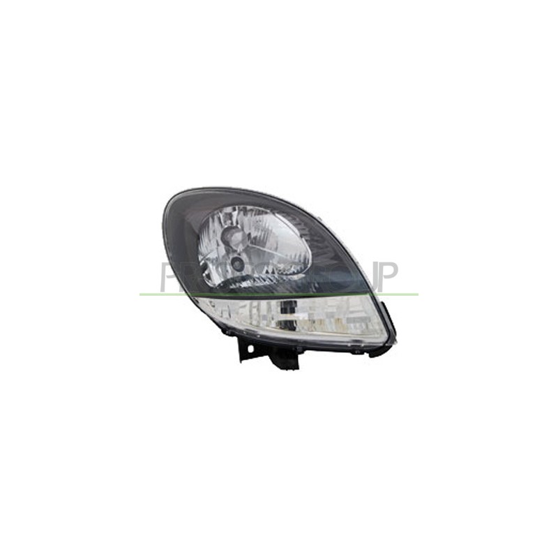 FEU DROIT H4 ELECTRIQUE-NOIR-SANS MOTEUR-FEU BLANC