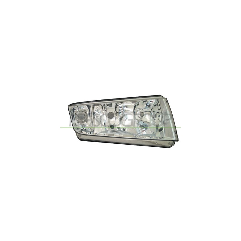 FEU DROIT H7+H3 ELECTRIQUE-SANS MOTEUR-CHROME