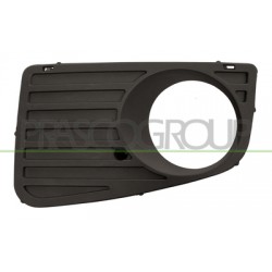 GRILLE DE PARE-CHOC GAUCHE-NOIRE-AVEC TROUS ANTIBROUILLARD