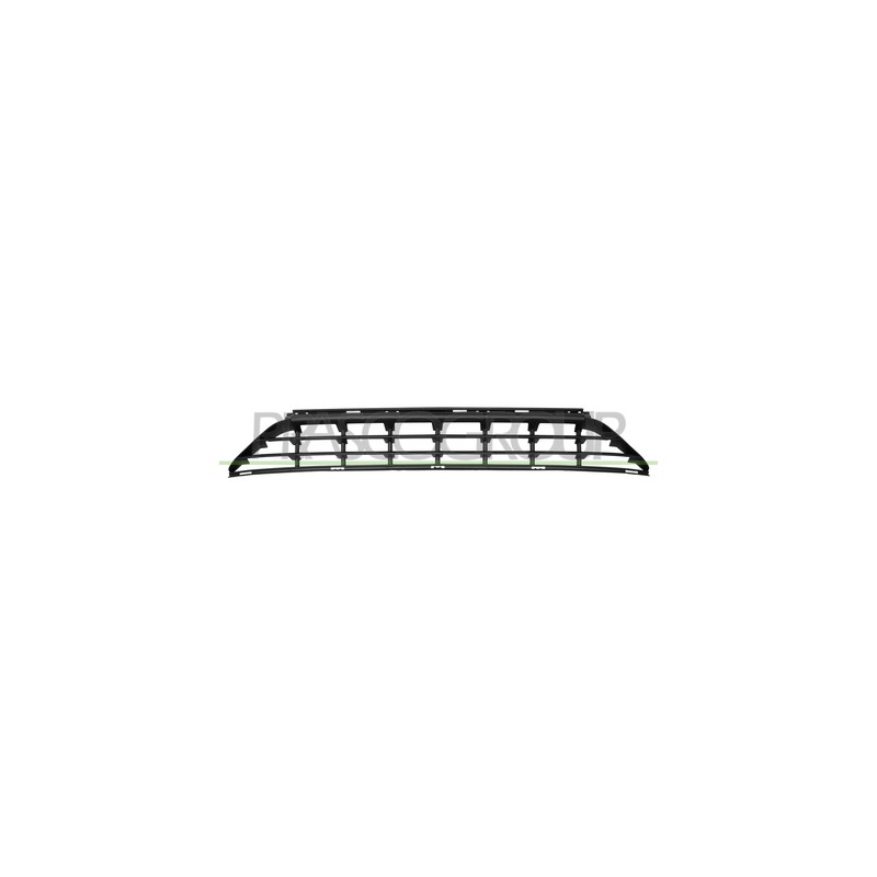GRILLE CENTRALE DE PARE-CHOC AVANT - GRAINEE NOIRE